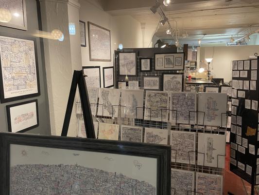 Interior shot of Townsville Gallery